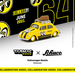 Volkswagen Beetle With Roof Rack and Luggage Mooneyes - Tarmac Works / Schuco  - 1/64 - T64S-006-ME1 - Passion Diecast 
