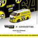 Toyota Hiace Widebody Mooneye's Yellow - Tarmac Works  Hobby  -  1/64  - T64-038-ME- Passion Diecast 