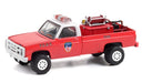 1986 Chevrolet M1008 4x4 with Fire Equipment, Hose and Tank - FDNY - Hobby Exclusive - 1/64 Greenlight 30240