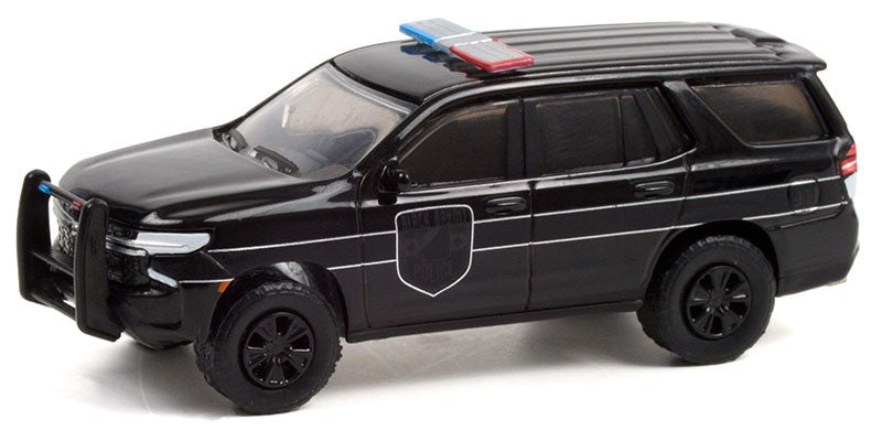 2021 Chevrolet Tahoe - Black Bandit Police - Black Bandit Series 25  - 1/64 Greenlight - 28070 E