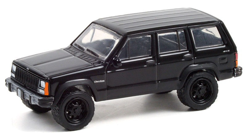 1990 Jeep Cherokee - Black Bandit Series 25 - 1/64 Greenlight - 28070 D