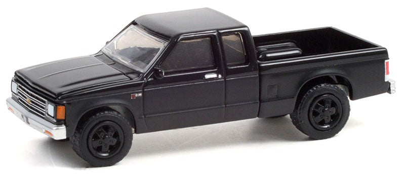 1988 Chevrolet S-10 Extended Cab - Black Bandit Series 25 - 1/64 Greenlight - 28070 C