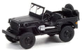 1942 Willys MB Jeep - Black Bandit Series 25   1/64 Greenlight - 28070 A