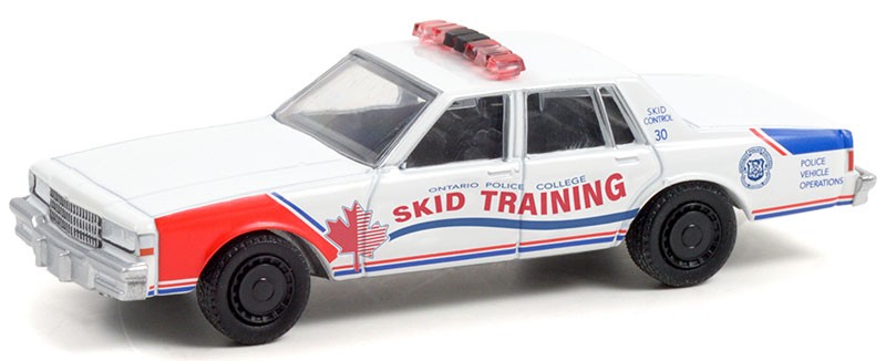 1987 Chevrolet Caprice - Skid Training Car - Ontario Police College - Hot Pursuit  39 - 1/64 GreenLight - 42970 B