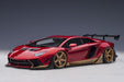 Lamborghini Aventador Liberty Walk LB-WORKS - Hyper Red with gold accents -  Autoart - 79182 - Passion Diecast