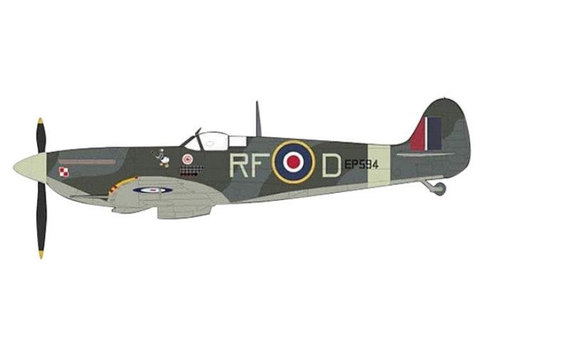 Supermarine Spitfire Mk Vb - RAF No.303 Sqn, EP594, Jan Zumbach, August 1942 - Hobby Master 1/48 HA7856