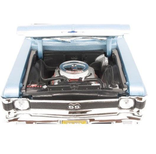 1970 Chevrolet Nova SS Bleu  - Maisto 1/18 - 31132 BL - Passion Diecast 