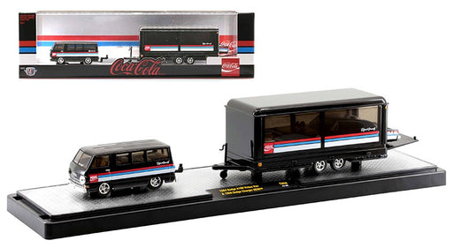 Coca-Cola - 1964 Dodge A100 Vision Van with 1966 Dodge Charger HEMI -  M2 1/64 - 56000 TW09 A