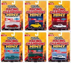 2019 Mint Release 1, Set A of 6 Cars "30th Anniversary" (1989-2019) - Racing Champions 1/64 - RC010A