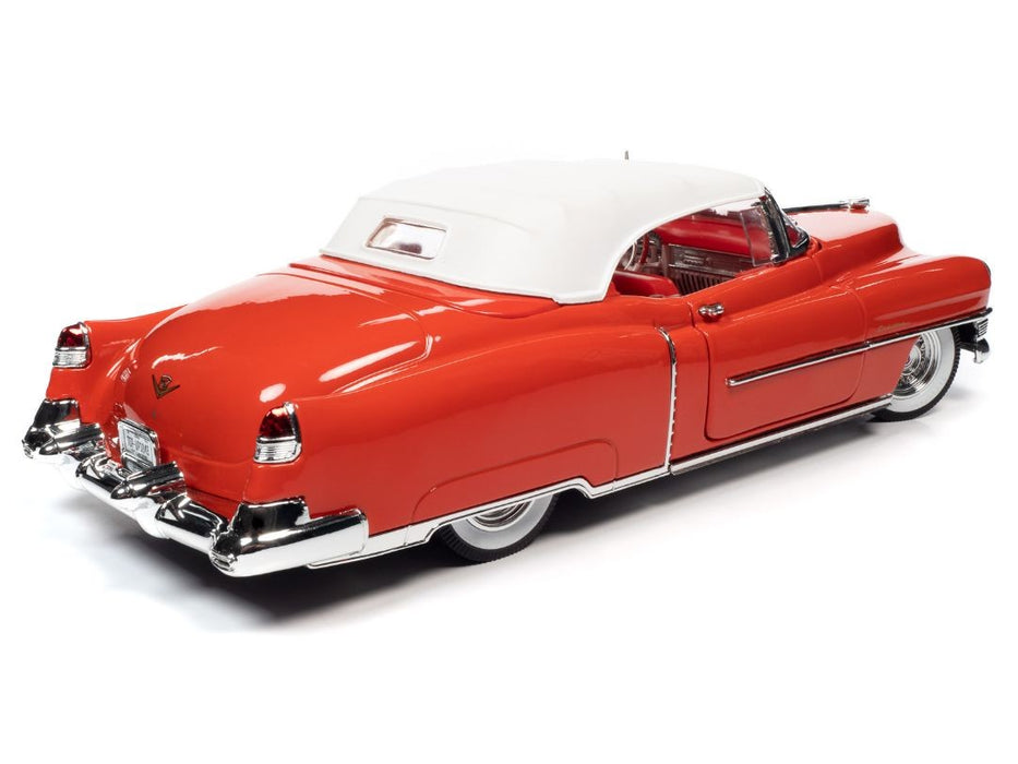 1953 Cadillac Eldorado Convertible - Red / White - Auto World 1/18 - AW286