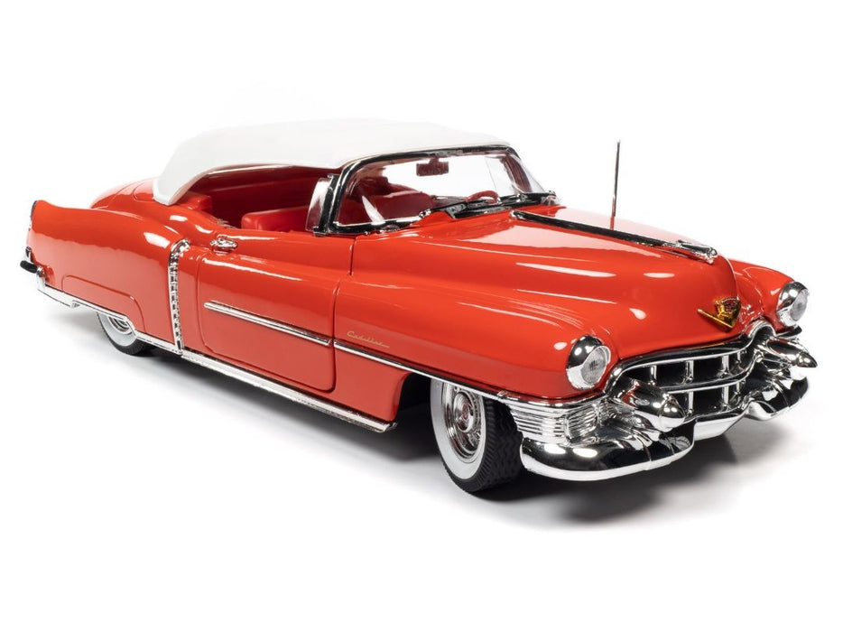 1953 Cadillac Eldorado Convertible - Red / White - Auto World 1/18 - AW286