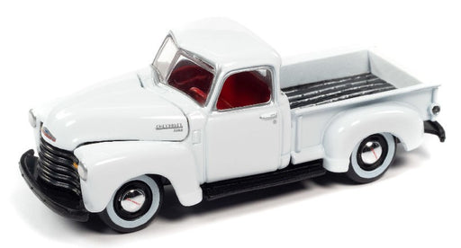 1950 Chevrolet Stepside Truck - Gloss White - Johnny Lightning 1:64 - JLSP166 B - JLCG026 B