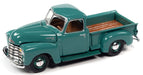 1950 Chevrolet Stepside Truck - Seacrest Green - Johnny Lightning 1:64 - JLSP166 A - JLCG026 A