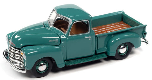 1950 Chevrolet Stepside Truck - Seacrest Green - Johnny Lightning 1:64 - JLSP166 A - JLCG026 A