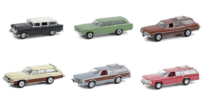 Estate Wagons Series 6 assortment 1/64 Greenlight - 36010