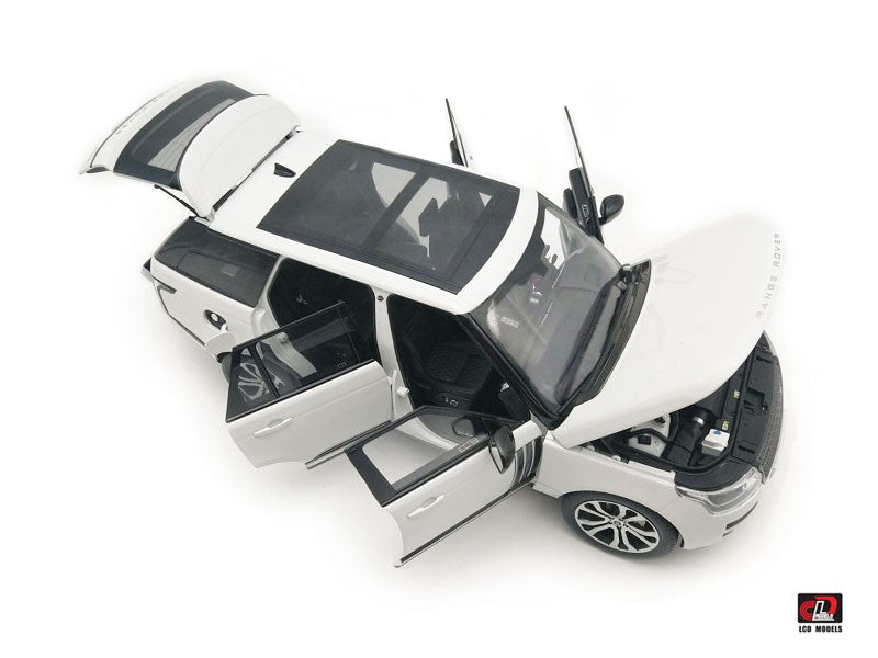 Range Rover SV Autobiography Dynamic - White -  LCD model  1/18 - 18001B-WH