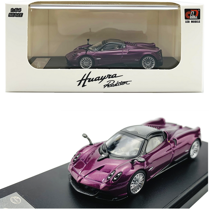 2017 Pagani Huayra Roadster - Purple  - LCD Models 1:64 - 64015 PU