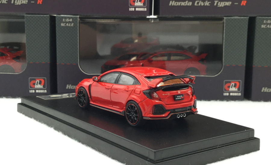 Honda Civic Type-R - Red - LCD Models 1:64 - 64003 RE