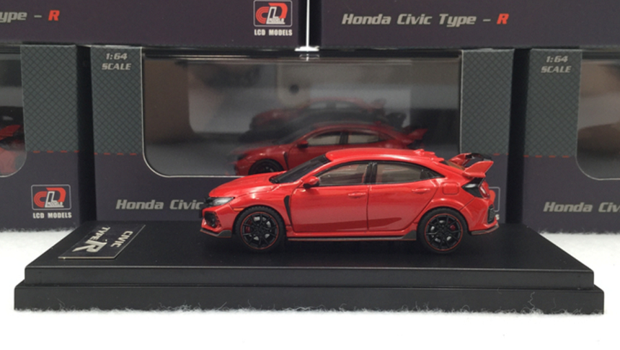 Honda Civic Type-R - Red - LCD Models 1:64 - 64003 RE