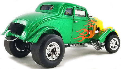 Rat Fink 1933 Gasser Green/ yellow Flame  1:18 ACME  A1800917 -  Passion Diecast 