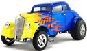 Rat Fink 1933 Gasser Blue / yellow Flame  1:18 ACME  A1800918 -  Passion Diecast 