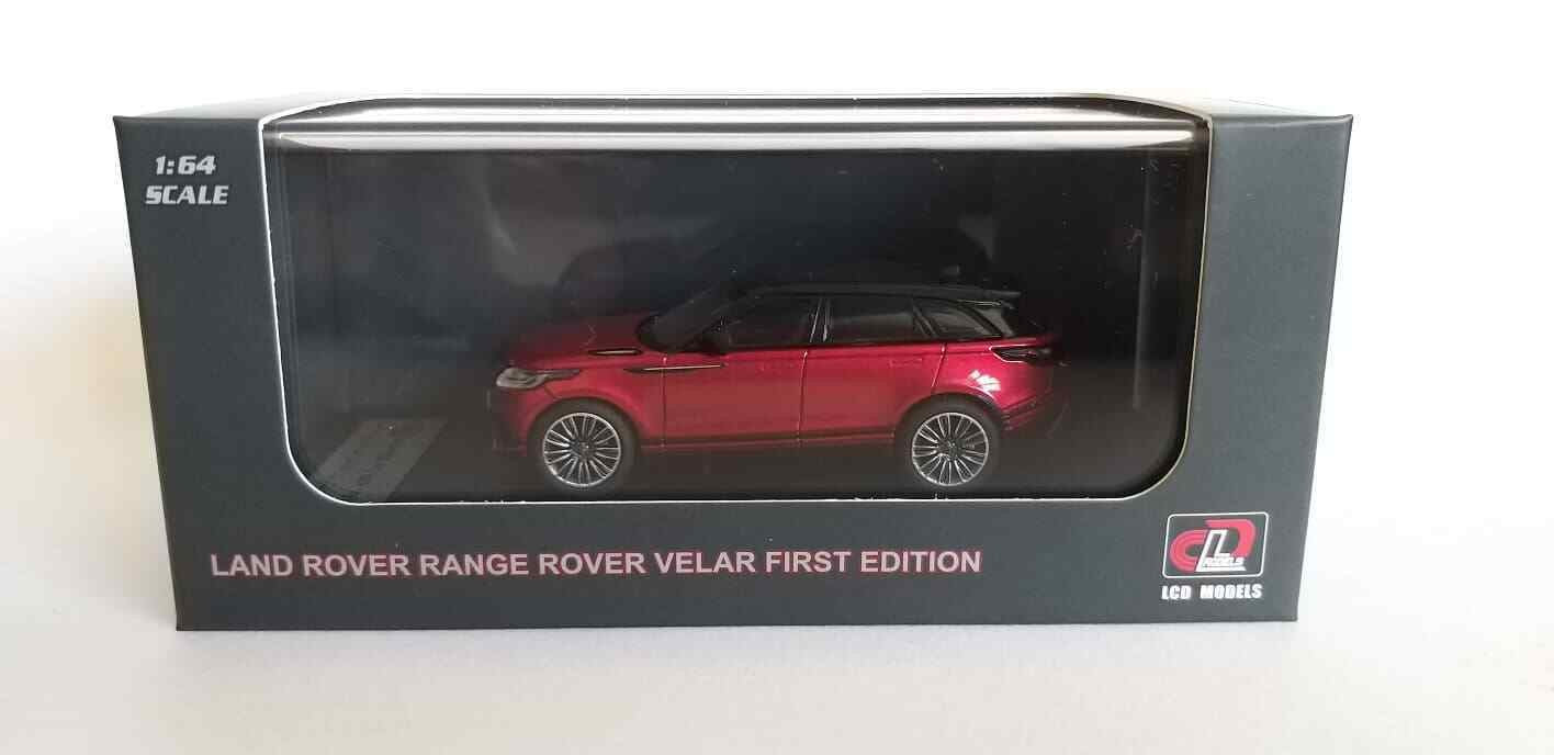 2018 Land Rover Range Rover Velar Première édition - Red - LCD Models 1:64 - 64001 RE