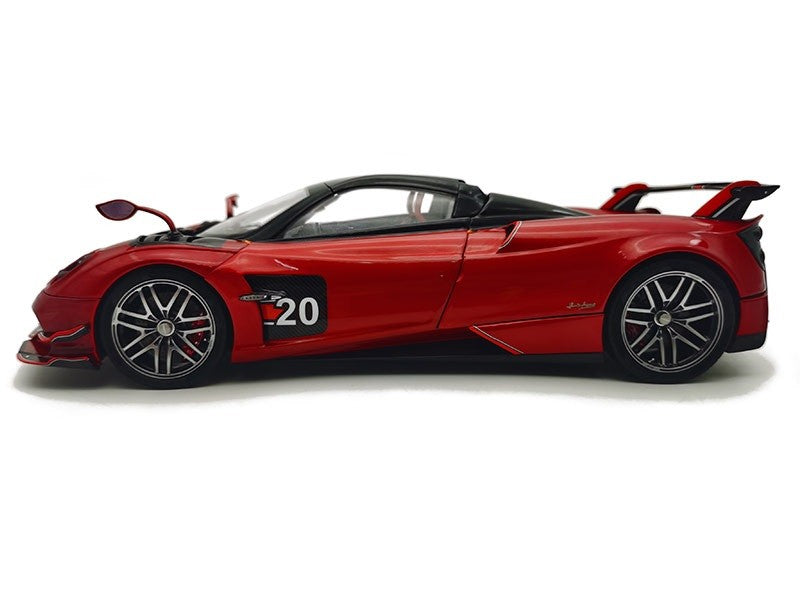Pagani Huayra BC Roadster - Red -  LCD model  1/18 - 18008 RD