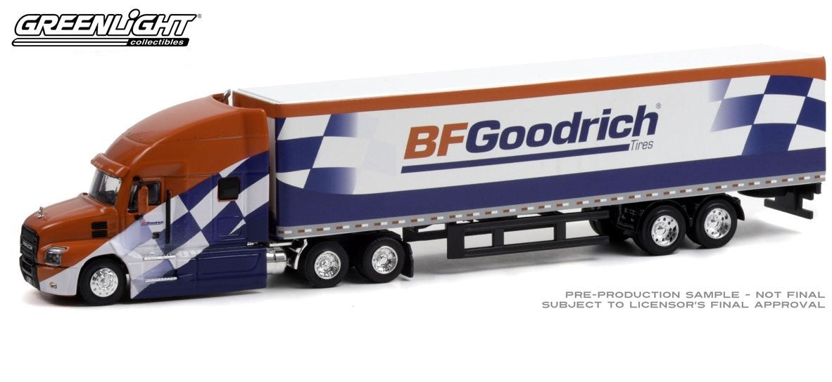 2019 Mack Anthem 18 Wheeler Tractor-Trailer - BFGoodrich Tires - Hobby Exclusive 1-64 Greenlight 30280