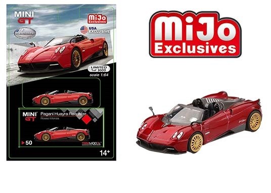 Pagani Huayra Roadster Red USA Exclusive -  MINI GT 1:64  Mijo Exclusive - MGT00050