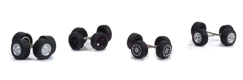 Chevrolet Corvette Wheel & Tire Pack  - Auto Body Shop series 5 - Greenlingt 1/64   - 16090 A