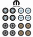MOPAR Wheel & Tire Pack  - Auto Body Shop series 6 - Greenlingt 1/64   - 16110 C
