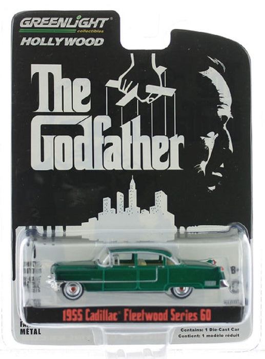 1955 Cadillac Fleetwood Series 60 Special The Godfather Hollywood 14 - GREENMACHINE  GREEN 1/64 - 44740 BGR