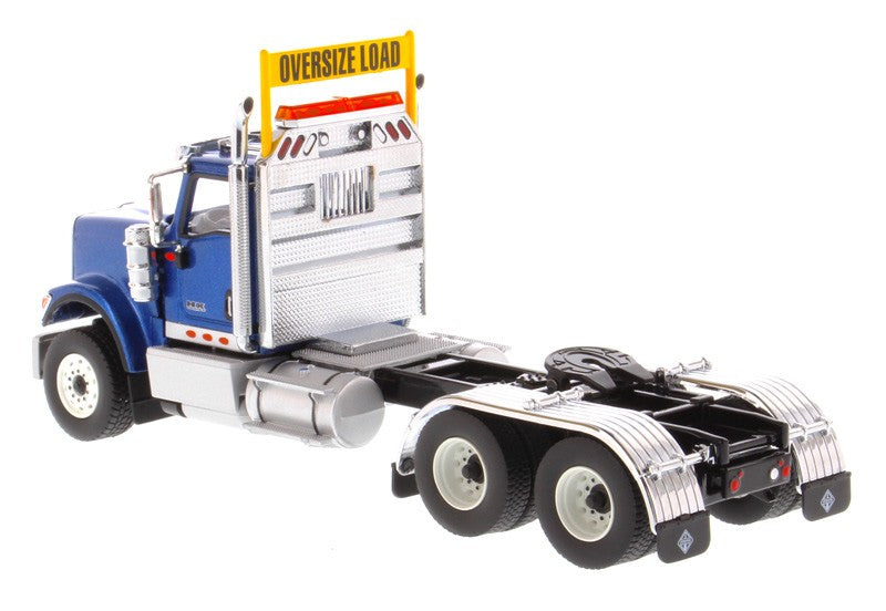 International HX520 Day Cab Tandem Tractor in Metalic Blue- Cab Only - Diecast Master  1/50 -  71004 - Passion Diecast