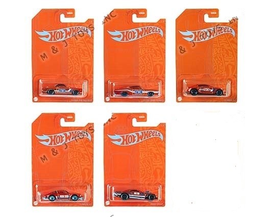 Hot Wheels 1:64 Orange And Blue EMC Exclusive 2021 A Assortment Set of 5 pcs - GRR35-956B  - Passion Diecast