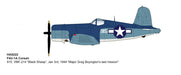Vought F4U-1A Corsair VMF-214 "Black Sheep" - 1/3/1944 -  Greg "Pappy" Boyington's Final Mission - Hobby Master 1/48 HA8222