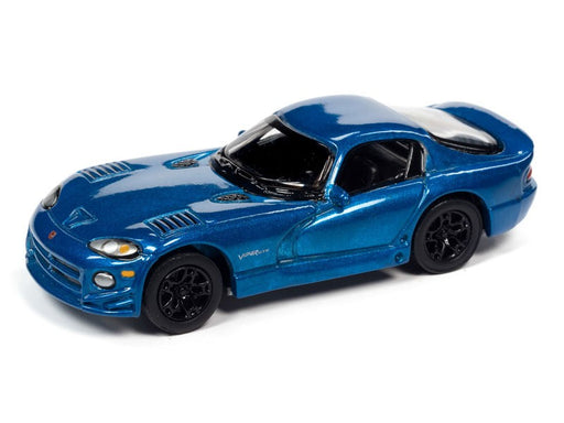 1997 Dodge Viper GTS Blue - Classic Gold 2021 Release 1 Set B Johnny Lightning 1:64 - JLCG024 BD-  Passion Diecast 