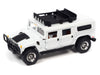 2006 Hummer H1 White - Classic Gold 2021 Release 1 Set B Johnny Lightning 1:64 - JLCG024 BB  -  Passion Diecast 