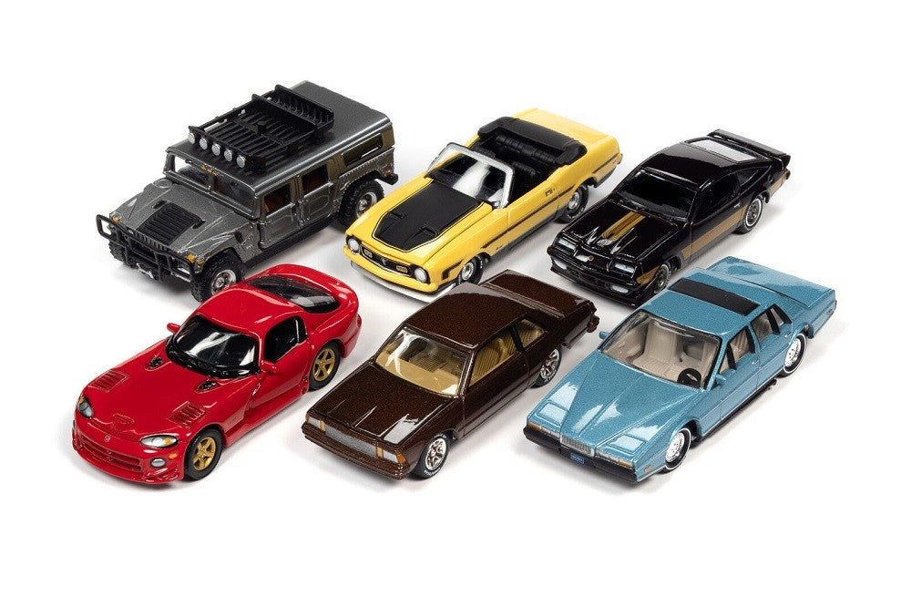 Classic Gold 2021 Release 1 Set A (6-Car Set) Johnny Lightning 1:64 - JLCG024 A -  Passion Diecast 