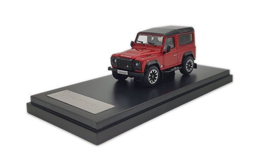 2018 Land Rover Defender 90 works V8 70th Edition Diecast model car - Red - LCD Models 1:64 - 64016 RD - Passion Diecast 