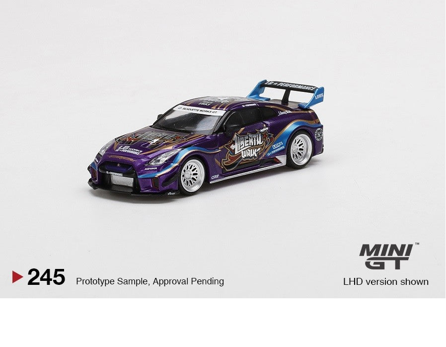 LB-Silhouette WORKS GT NISSAN 35GT-RR Ver.1 -  MINI GT 1:64 - Mijo Exclusive - MGT00245 L - Passion Diecast 