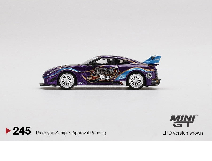 LB-Silhouette WORKS GT NISSAN 35GT-RR Ver.1 -  MINI GT 1:64 - Mijo Exclusive - MGT00245 L - Passion Diecast 