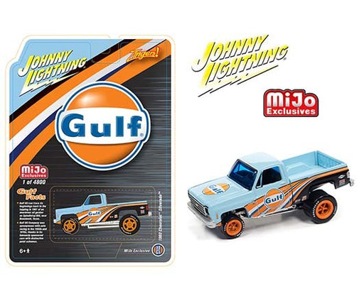 1980 Chevy Silverado Gulf Zinger - Limited 4,800 - Johnny Lightning 1:64 - JLCP7370