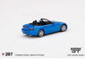 Mini GT 1:64 Honda S2000 (AP2) Laguna Blue Pearl - Mijo Exclusives USA  - MGT00287 - Passion Diecast 