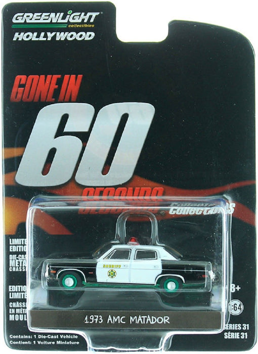 1973 AMC Matador - Los Angeles  - Gone in Sixty Seconds (1974) - Hollywood 31 - 1/64 GREENMACHINE - 44910 AGR