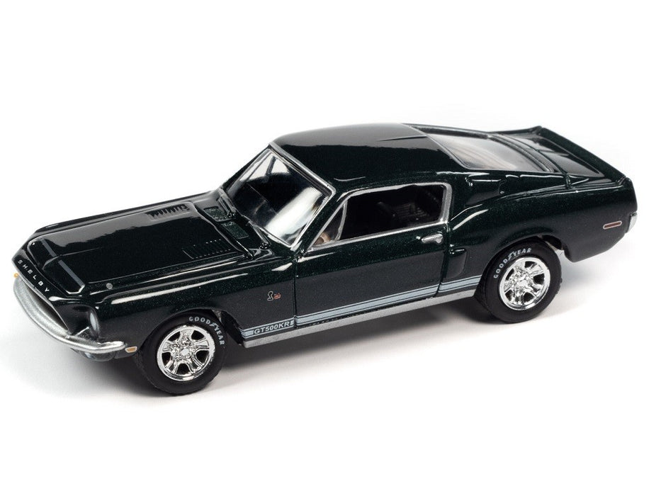 1968 Shelby GT500KR Highland Green - Muscle Car USA Johnny Lightning 1:64 -JLSP172 B   JLMC027
