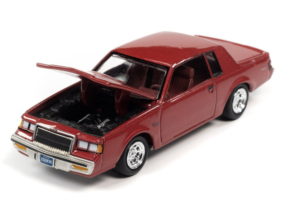 1986 Buick Grand National Rosewood - Muscle Car USA Johnny Lightning 1:64 - JLSP174 B   JLMC027