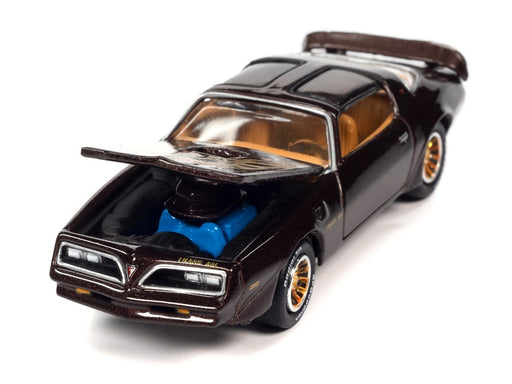 1977 Pontiac Firebird Trans Am Brentwood Brown - Muscle Car USA Johnny Lightning 1:64 - JLSP175 A   JLMC027