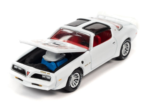 1977 Pontiac Firebird Trans Am Cameo White - Muscle Car USA Johnny Lightning 1:64 - JLSP175 B   JLMC027
