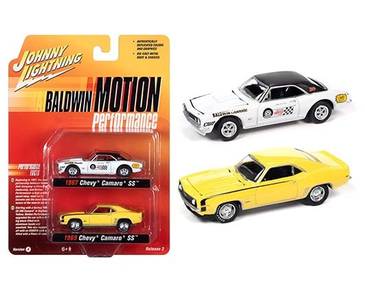 2021 Release 2 Baldwin Motion Version A  -  Set of 2 -  Johnny Lightning 1:64 - JLSP162-A/jlpk013 -  Passion Diecast