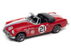 1963 MGB in Euro Red - Import Heat - Street Freaks - Johnny Lightning 1:64 - JLSP179 A   JLSF021